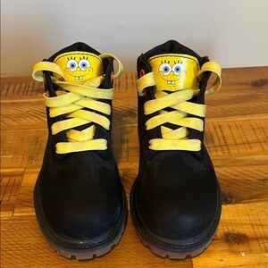 Timberland X Boys SpongeBob SquarePants Boot Multicolor Black Waterproof